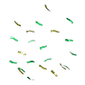 Green Confetti TF2 Unusual effect artwork