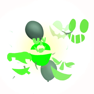Green Giggler TF2 Unusual effect artwork
